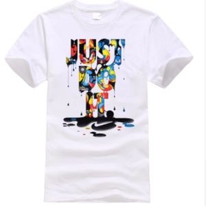 Hip Hop Letter Print Men T Shirt Short Sleeve